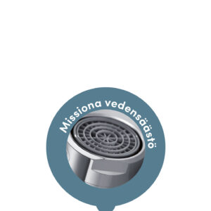 Neoperl PCA Care -silikonisuutin + holkit + tiivisteet, 6-8 L/min