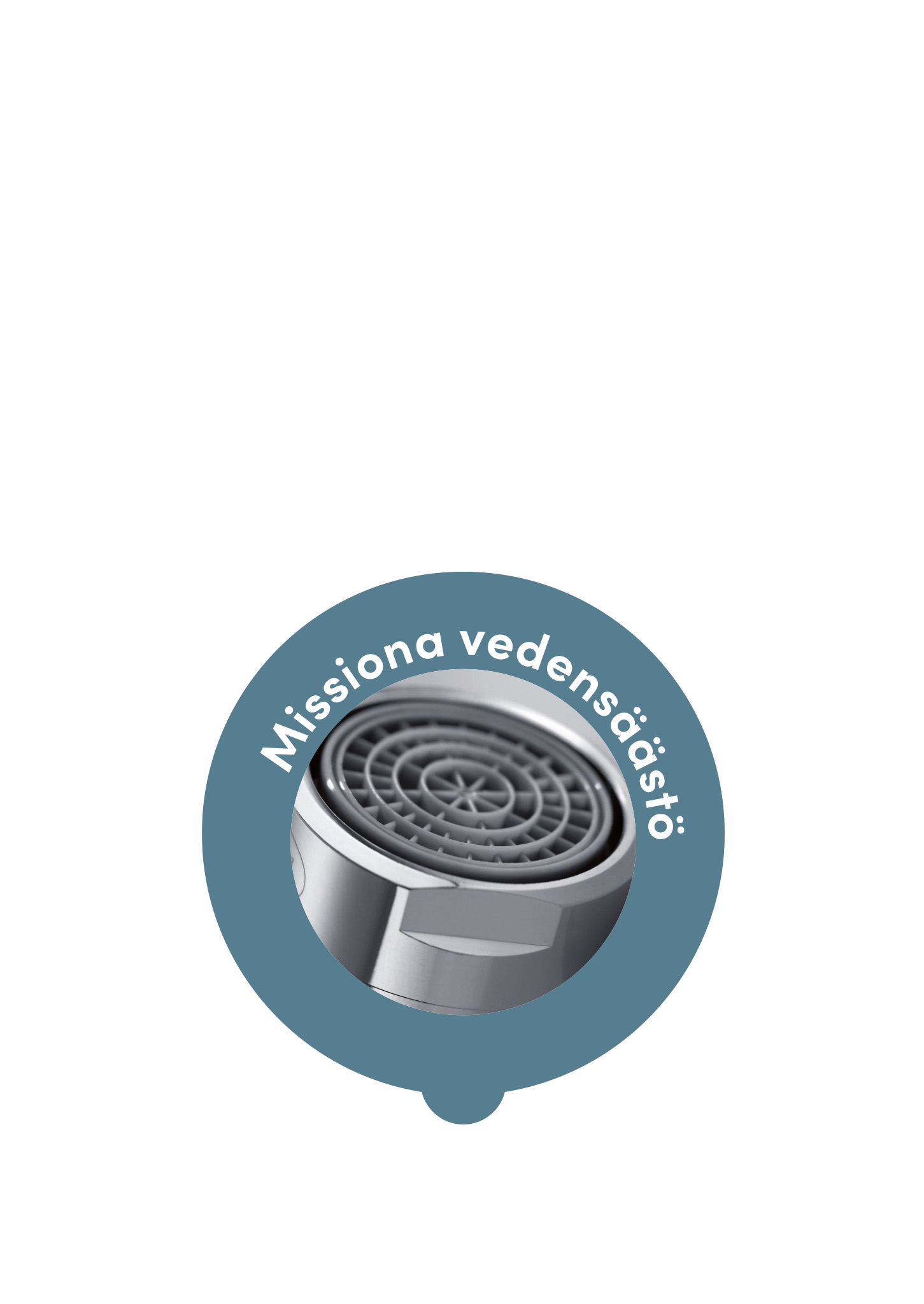 Neoperl PCA Care -silikonisuutin + holkit + tiivisteet, 6-8 L/min