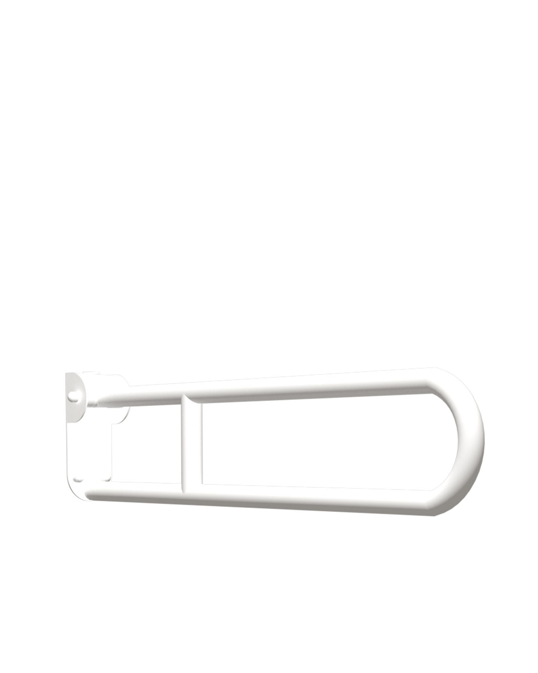 Novosan, Pito, Classic-sarja, suora ylöspäin kääntyvä tukikahva WC-istuimelle. Väri: valkoinen, RAL9016.