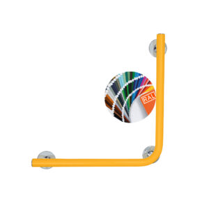 Novosan Deluxe tukikahva, L-malli. Väri: RAL1017. Koko: 50 x 50 cm.