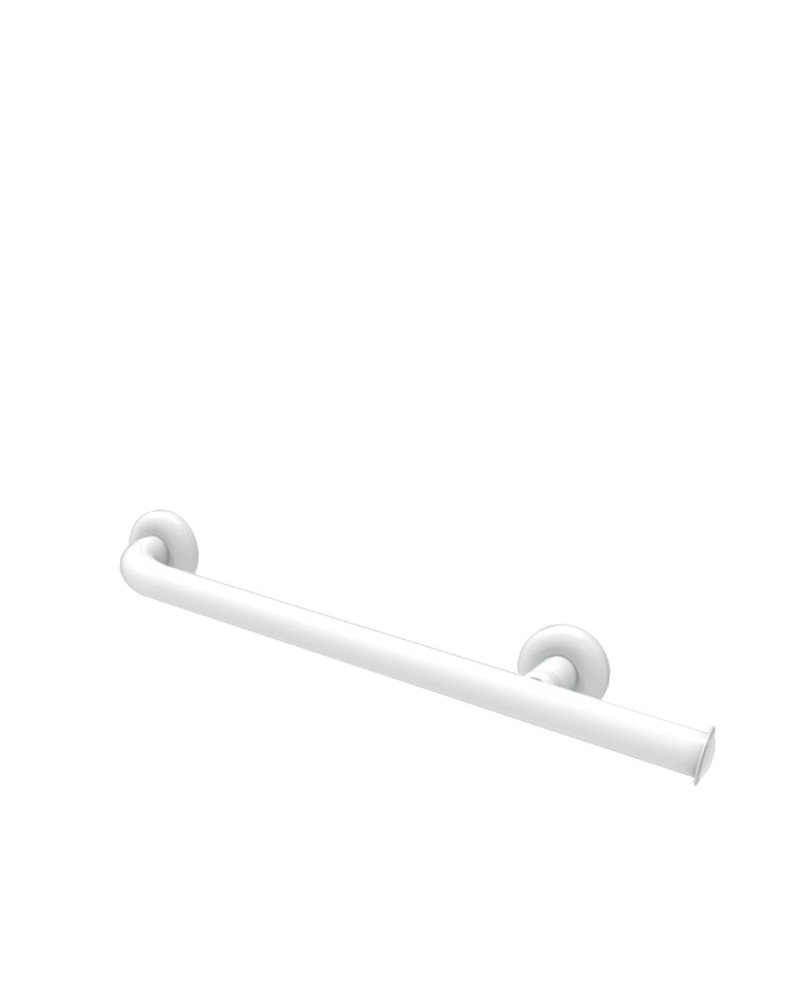 Pito-tukikahva, WC-paperitelineellä, Classic, valkoinen, L 53 cm