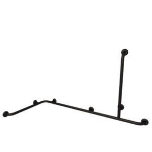 Pito Classic -kulmatukitanko vertikaalisella lisäkahvalla K 70 cm. Väri: musta, koko: 70×150 cm. Tuotenumero: ZA08U.