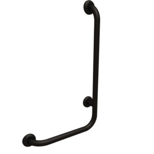 Pito-tukikahva, L-malli, oikea kulma, Classic, koko: 40x70 cm. Väri: musta.