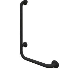 Pito-tukikahva, L-malli, vasen kulma, Classic, koko: 40x70 cm. Väri: musta.