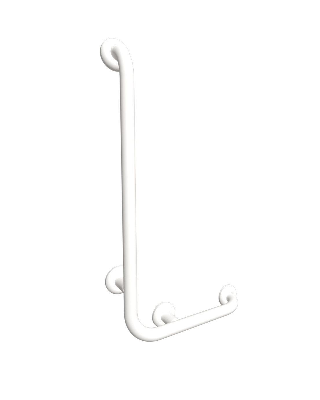 Pito-tukikahva, L-malli, vasen tai oikea kulma, Classic, koko: 40x70 cm. Väri: valkoinen.