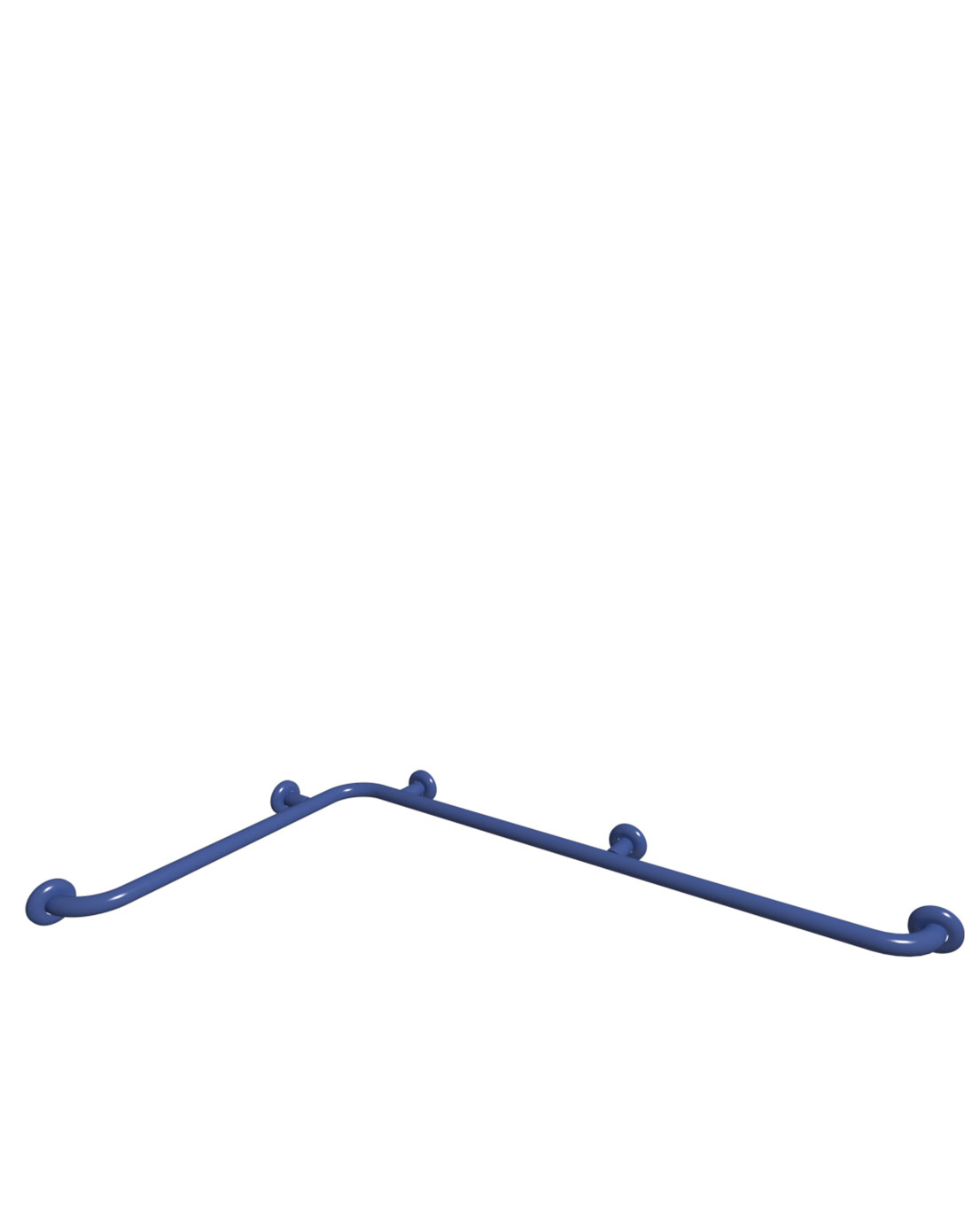 Pito-kulmatukitanko, Classic. Koko: L 70×70 cm. Väri:sininen, RAL5002.