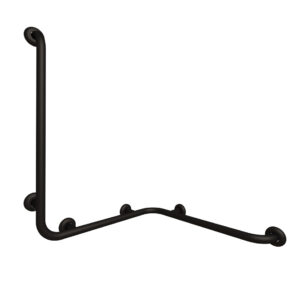 Pito Classic -kulmatukitanko vertikaalisella lisäkahvalla K 80 cm. Väri: musta, koko: 70×70 cm. Tuotenumero: ZA11U.