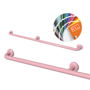 Pito-tukikahva, lisäkiinnikkeellä, Classic. Koot: L 130, 150 ja 200 cm. Väri pinkki. Saatavissa kaikki RAL-värit.