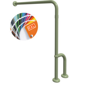 Pito-tukikaide, jalallisella lisätuella, Classic. Väri: vihreä, koko: L 80x80 cm. Kaikki RAL-värit.