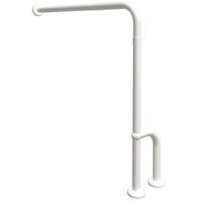 Pito-tukikaide, jalallisella lisätuella, Classic, valkoinen, koko: L 80x80 cm