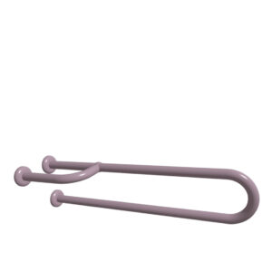 Pito-tukikaide, oikea/vasen lisätuki, Classic. Väri: roosa, RAL4009. Koko 80 cm.