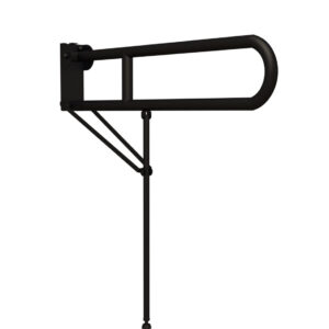 Pito-tukikaide, Classic, jalkamalli, lisätuella, koko 80×80 cm. Väri: musta. Tuotenumero ZB15/07.