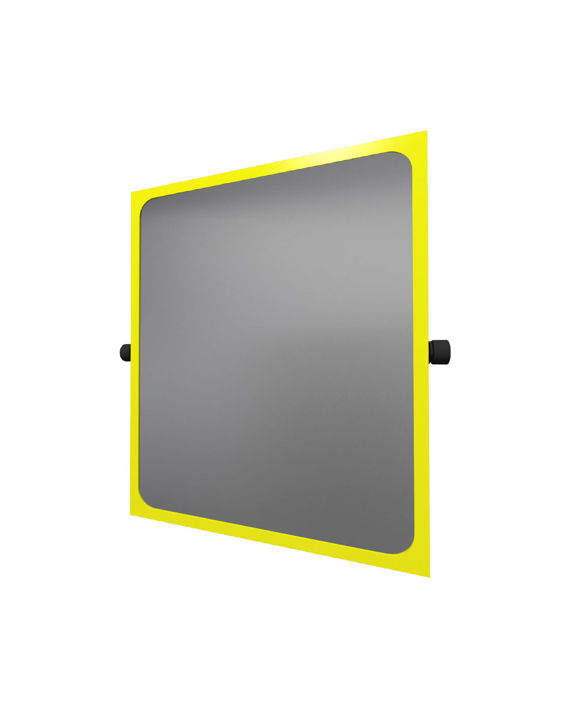 Pito-turvapeili, kääntyvä/kallistuva. Koot: 46x56 cm, 60x70 cm. Kehyksen väri: keltainen.