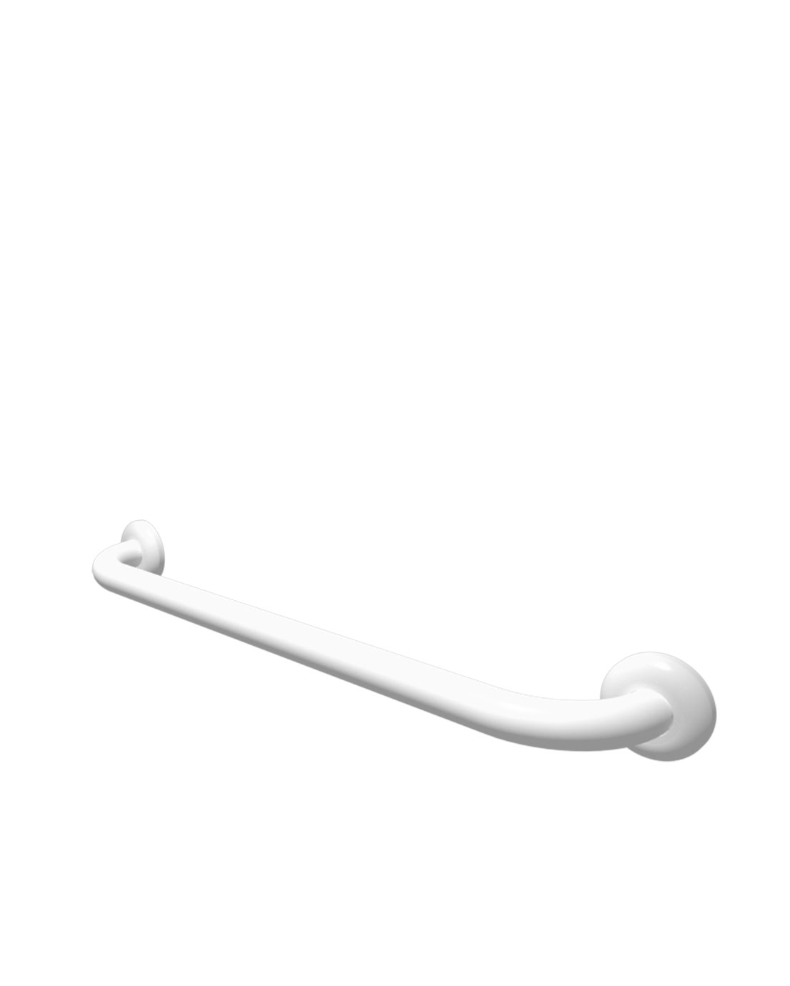 Novosan, Pito, tukikahva. Malli: suora, seinään kiinnitettävä. Väri: valkoinen, RAL9016.
