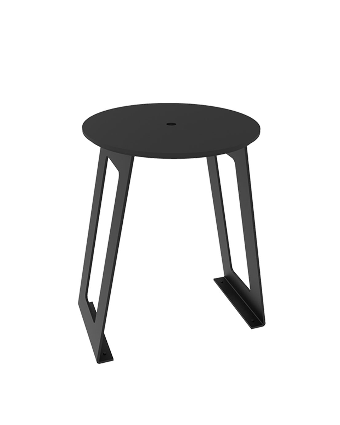 Novosan Pito -suihkujakkara. Tuotenumero: X803/08. Väri: matta musta.