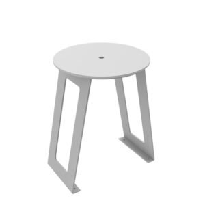 Novosan Pito -suihkujakkara. Tuotenumero: X803/09. Väri: matta valkoinen.