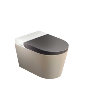 Novosan Hygea äly-WC-istuin, pesevä seinä-WC-istuin, väriyhdistelmä. WC-istuimen värit: matta-hiekka.