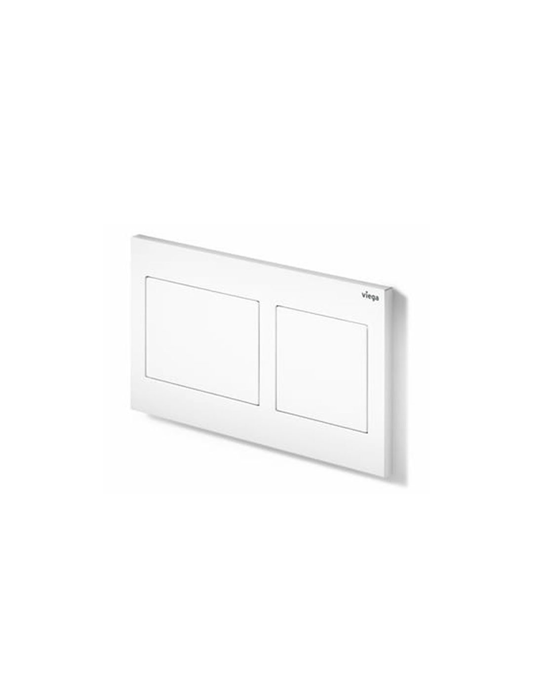 Viega Visign for Public 10 huuhtelupainike 831943, valkoinen, kiillotettu ruostumaton teräs, sivukuva.