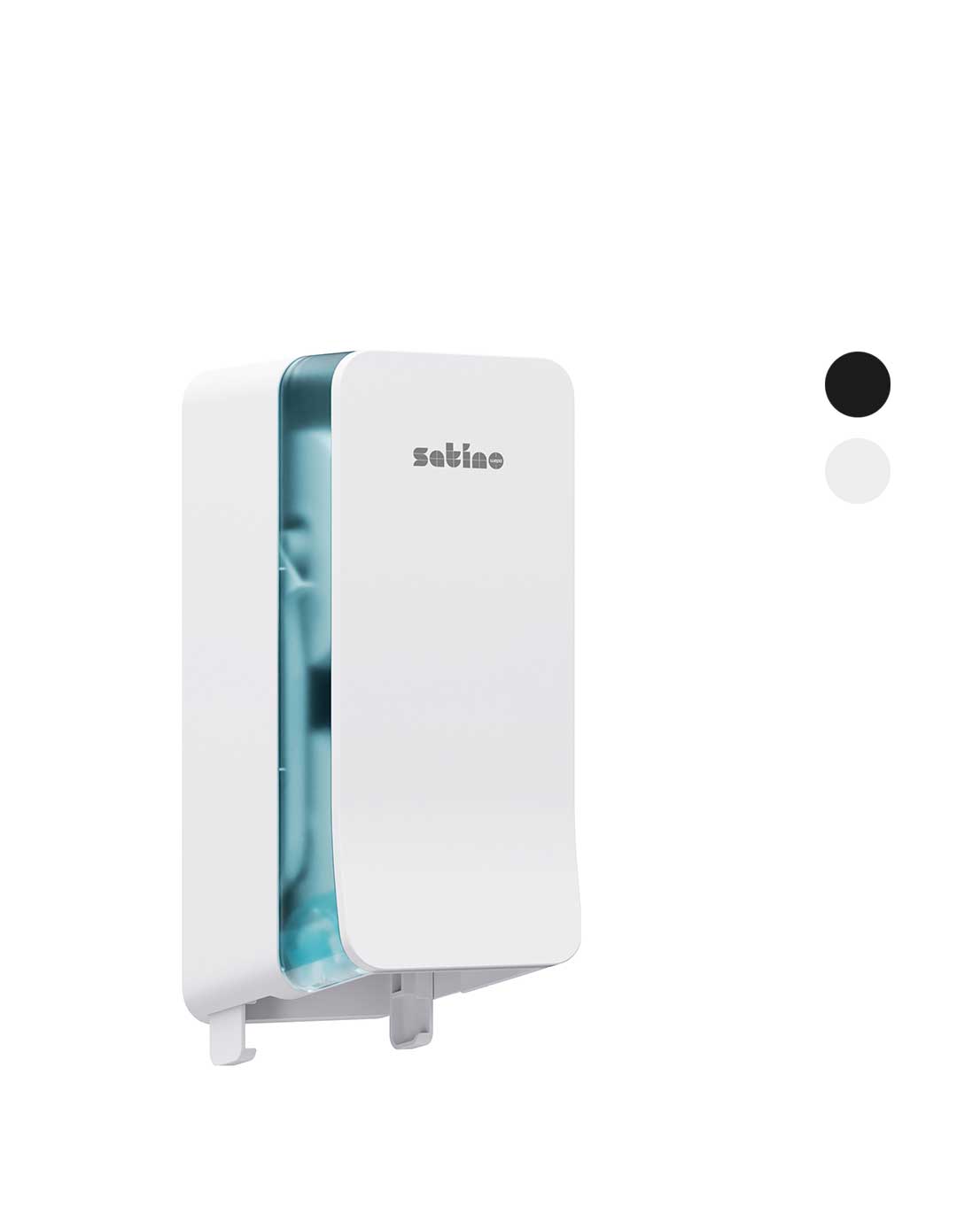 Novosan HYGINITY-WC-paperiannostelija, kaksi jumborullaa. Väri: valkoinen. Tuotenumero: 333422