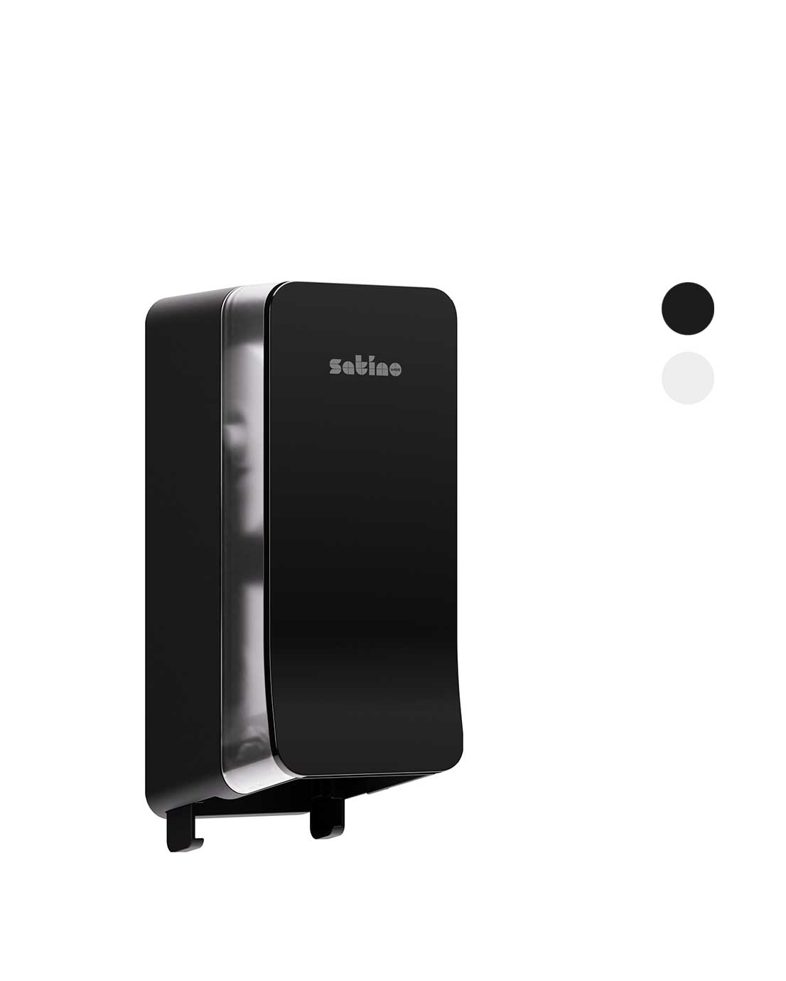 Novosan HYGINITY-WC-paperiannostelija, kaksi jumborullaa. Väri: musta. Tuotenumero: 333423