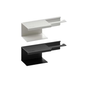 Novosan CLIA WC-paperiteline yhdelle rullalle, mattavalkoinen ja mattamusta. Tuotekoodit: G010-0001, G010-0002.