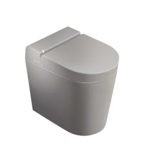 Novosan Hygea Genesis Terra äly-WC-istuin, lattiaan ulottuva design WC, mattaharmaa