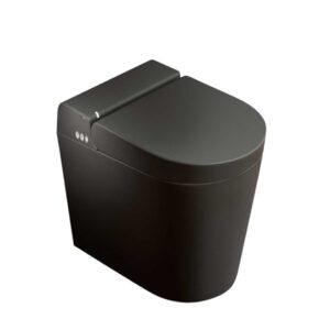 Novosan Hygea Genesis Terra äly-WC-istuin, lattiaan ulottuva design WC, mattamusta